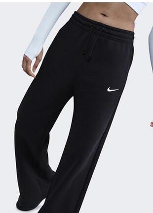 Штани nike w nsw phnx flc hr pant wide 2 ih1011-010 р. xs