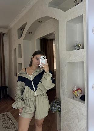 Костюм плащівка шорти та кофта