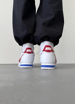 😍 женские кроссовки nike cortez basic white/red 5