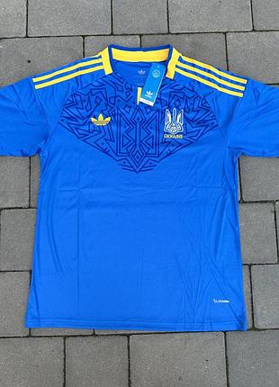 Футбольна футболка збірної україни ukraine x adidas (climacool), з бірками