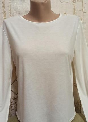 Zara новый женский базовый лонгслив невероятно нежный к телу размер 46 м🤗