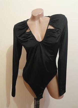 Черный боди m h&m