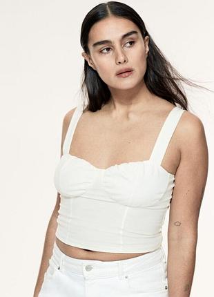Топ-бралет  корсет h&amp;m, l 3