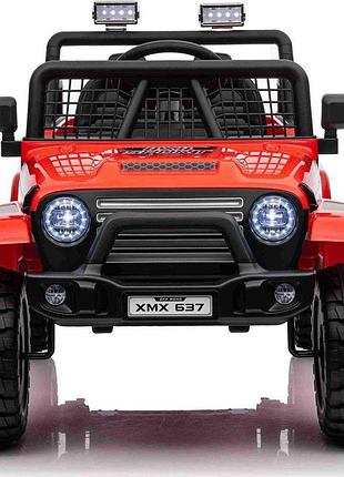 Дитячий акумуляторний позашляховик ramiz off road червоний