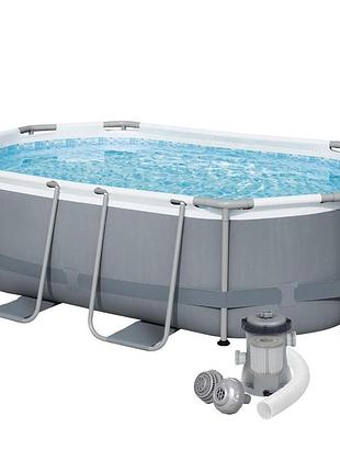Каркасный бассейн bestway 5614a, 305 х 200 х 84 см (бассейн, фильтр 1 250 л/ч)