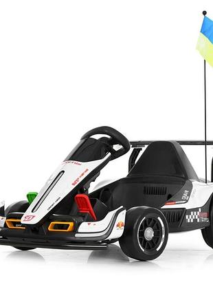 Дитячий електромобіль електрокарт kart m 6322eblr-1 до 50 кг