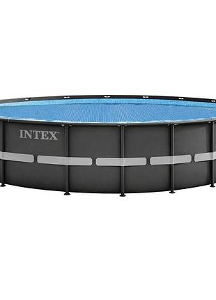Теплосберегающее покрытие (солярная пленка) intex 28024, ø 732 см, для бассейна каркасного и надувного