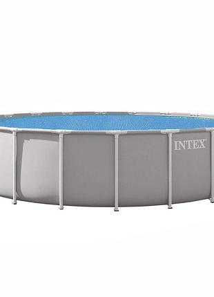 Теплосберегающее покрытие (солярная пленка) intex 28019, ø 610 - ø 671 см, для бассейна каркасного и надувного