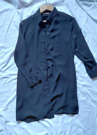 Шифонова довга сорочка zara 3