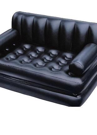 Надувний диван bestway 75054, 188 х 152 х 64 см. диван трансформер 5 в 1
