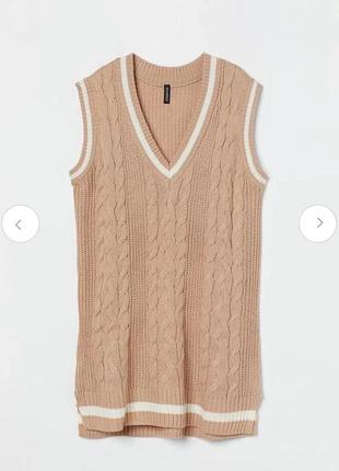 Жилет жакет с косами h&amp;m 2