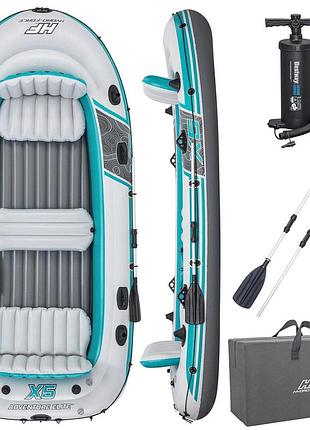 Надувний човен hydro-force adventure elite x5 bestway 65159