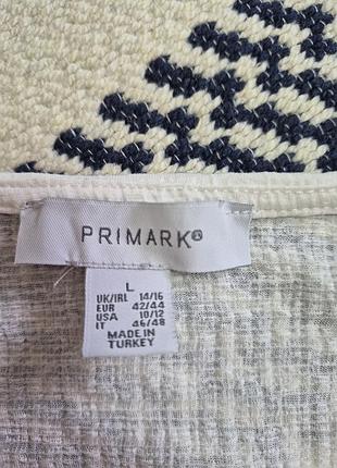Легкая летняя блуза primark, l 3