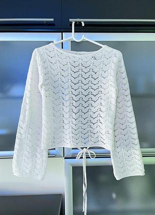 H&m жіноча, нова, ексклюзивна кофточка з відкритою спиною