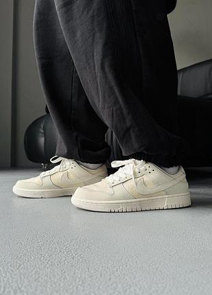 😍 женские кроссовки nike dunk low wmns lace pack/regal beige