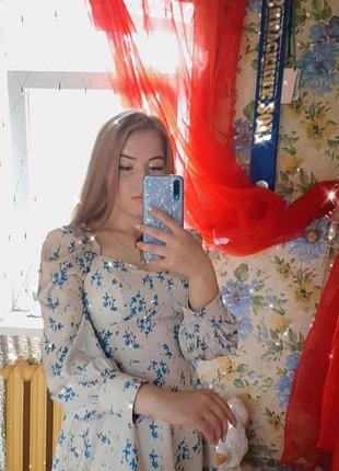Платье в цветочек 2