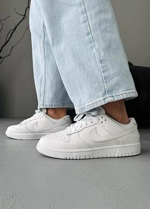 😍 женские кроссовки nike dunk full white