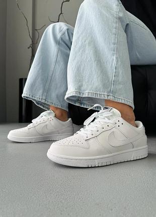😍 женские кроссовки nike dunk full white 5