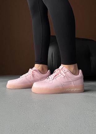 Кроссовки женские nike x nocta air force 1 low pink foam