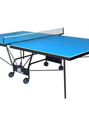 Стіл тенісний gsi-sport, модель compact outdoor alu line