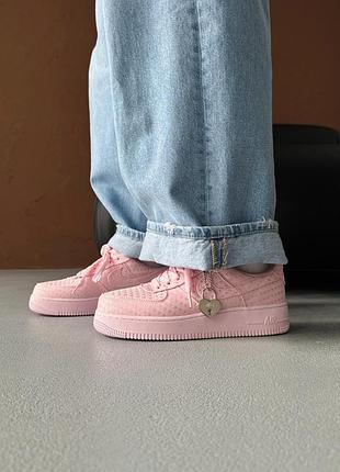 Кроссовки женские nike air force 1 se valentines day/pink foam