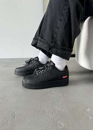 Кроссовки женские nike air force black supreme
