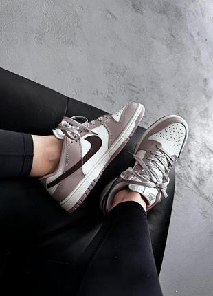 😍 женские кроссовки nike dunk low sail pluum eclipse 4