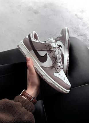 😍 женские кроссовки nike dunk low sail pluum eclipse 7