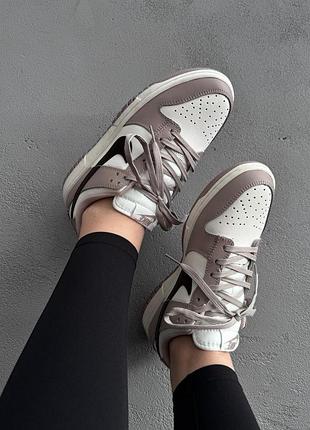 😍 женские кроссовки nike dunk low sail pluum eclipse 9