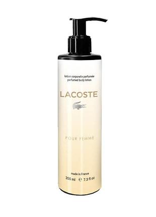 Парфюмированный лосьон для тела lacoste pour femme (200 мл).
