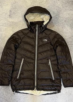 The north face 600 fill жіноча пухова куртка f12 2012 вінтаж коричнева