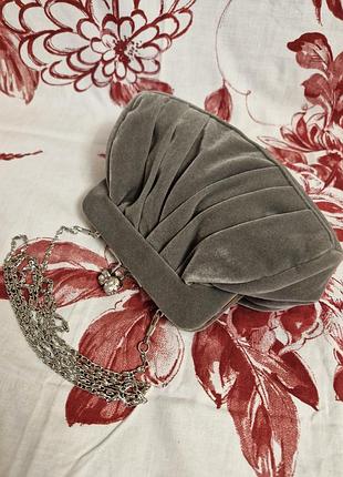 Оксамитова сумочка ридикюль 3