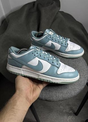 Кросівки nike dunk low retro 'denim turquoise' 44.5 28.5 оригінальні кроссовки найк данк