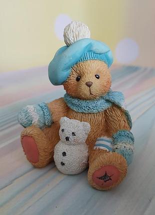 Винтажная коллекционная фигурка cherished teddies "jack" january