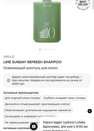 Шампунь anillo 2