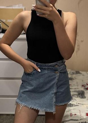 Спідниця -шорти джинсові zara