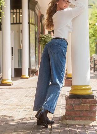 🔥 dark wash jeans — стильный прямой крой | премиальное качество  модные женские джинсы тёмно-синего цвета 🤎