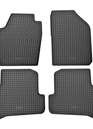 Коврики в салон vw polo 2009-2017 / skoda fabia 2014-2021 / seat ibiza 2008-, резиновые (4шт) rigum (902730)