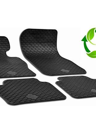 Килимки bmw 3 (f30/f31, g20/g21) / bmw 4 (f32/f33/f36, g22/g23/g26), в салон гумові (tpe), 4 шт., gumarny zubri чехія (p218394fl)
