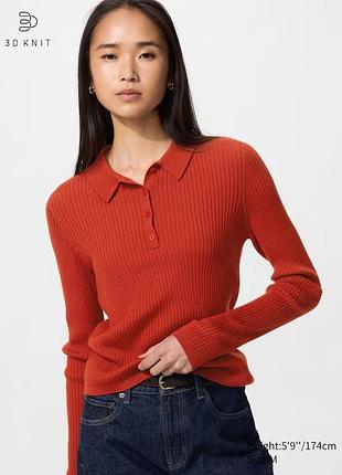 Джемпер поло uniqlo 485321