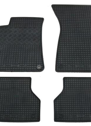 Коврики в салон audi a6 (c8) / a7 (c8) (2018-...), резиновые (4шт) rigum чехия (904710)