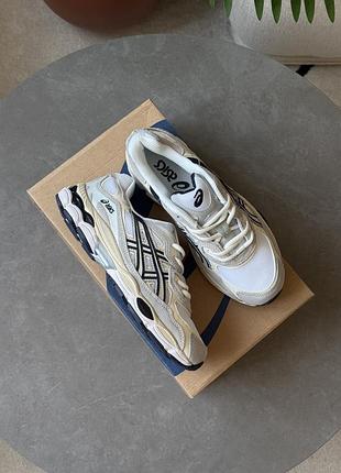 Asics gel-nyc white/ midnight 3