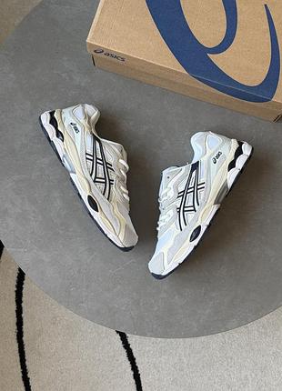 Asics gel-nyc white/ midnight 5