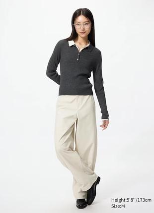 Джемпер поло uniqlo 485321 2