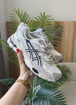 Asics gel-nyc white/ midnight 6