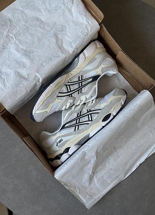 Asics gel-nyc white/ midnight 10