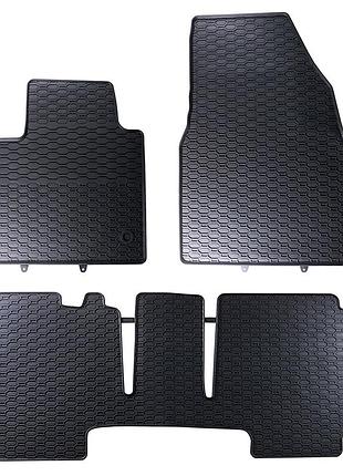 Коврики mercedes renault kangoo ii (2008-2021) / citan i (2012-2021) в салон резиновые (838/3c)