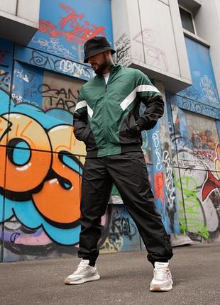 Спортивний костюм retro pu green
