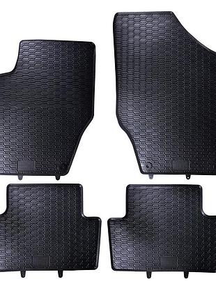 Коврики citroen c4 i (2004-2010) в салон резиновые (824/4c)