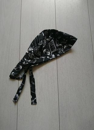 Бандана з принтом повара